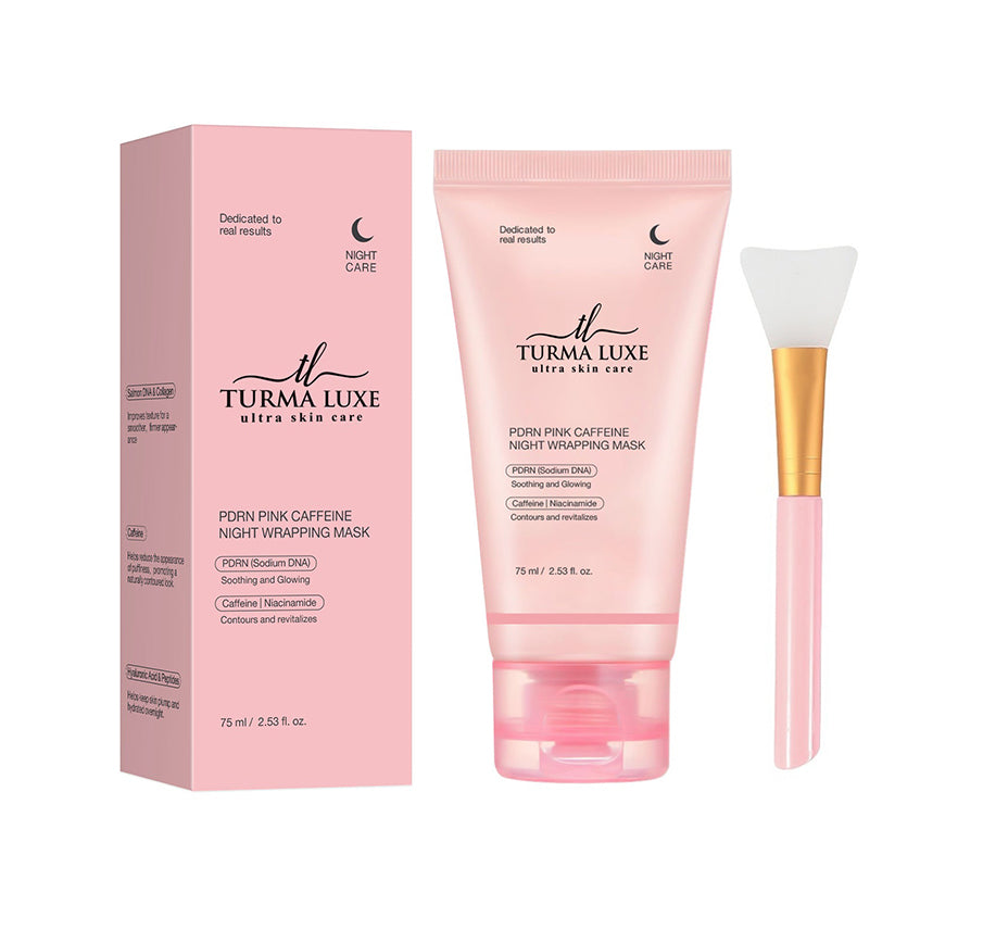 Turma Luxe Wrapping Mask PDRN Caffeine Overnight Peel Off Facial Mask