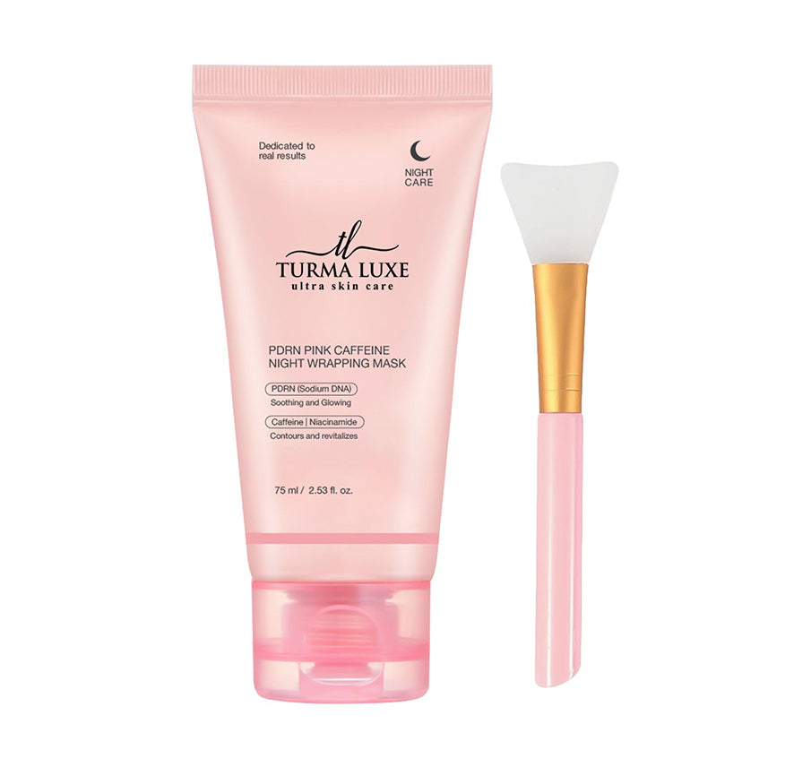 Turma Luxe Wrapping Mask PDRN Caffeine Overnight Peel Off Facial Mask