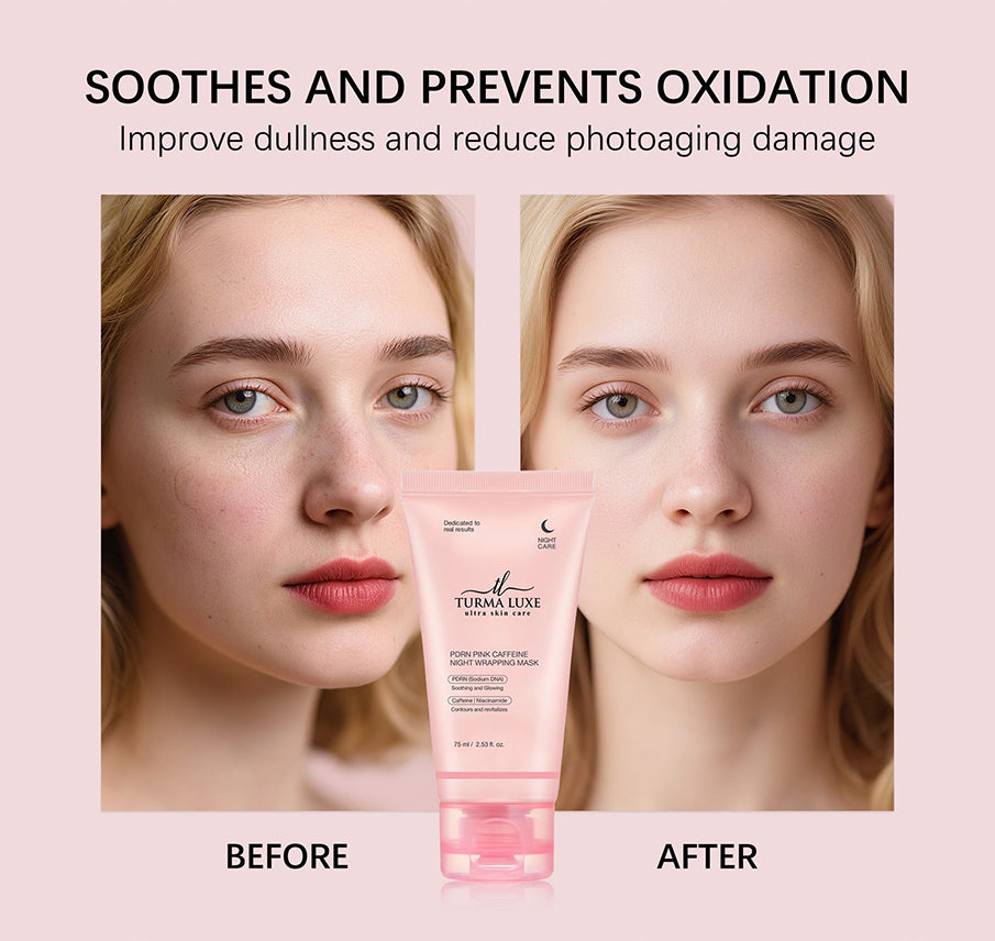 Turma Luxe Wrapping Mask PDRN Caffeine Overnight Peel Off Facial Mask