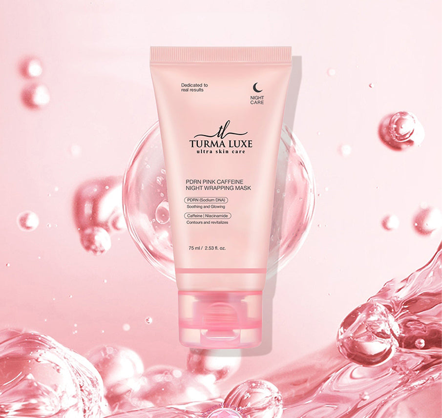 Turma Luxe Wrapping Mask PDRN Caffeine Overnight Peel Off Facial Mask